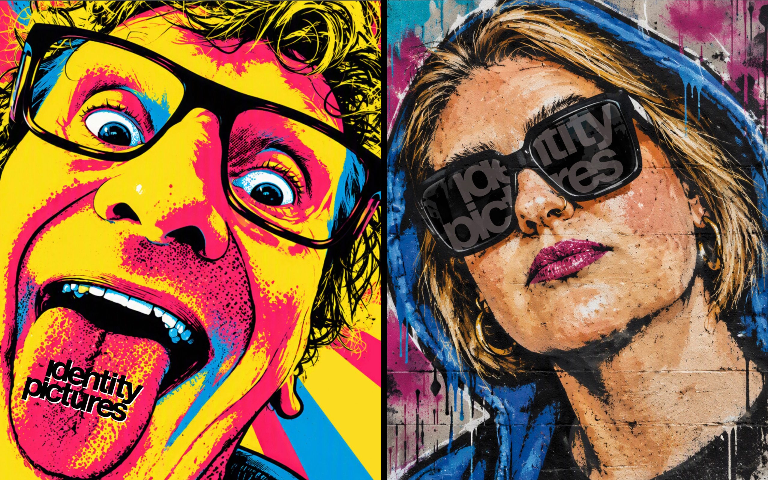 Tobias Feld und Cyra Jungnickel als Corporate Art für identity pictures